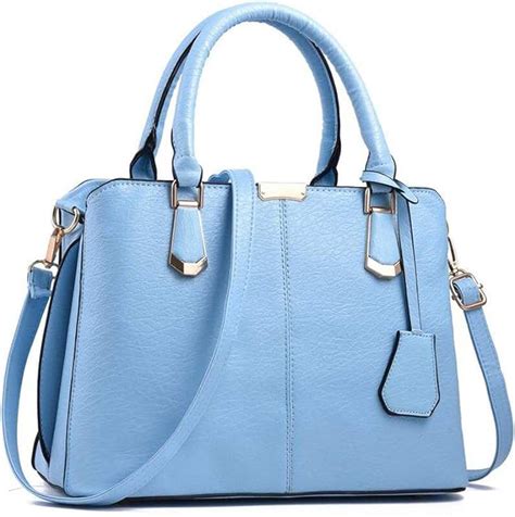 pale blue handbag|blue soft leather handbags.